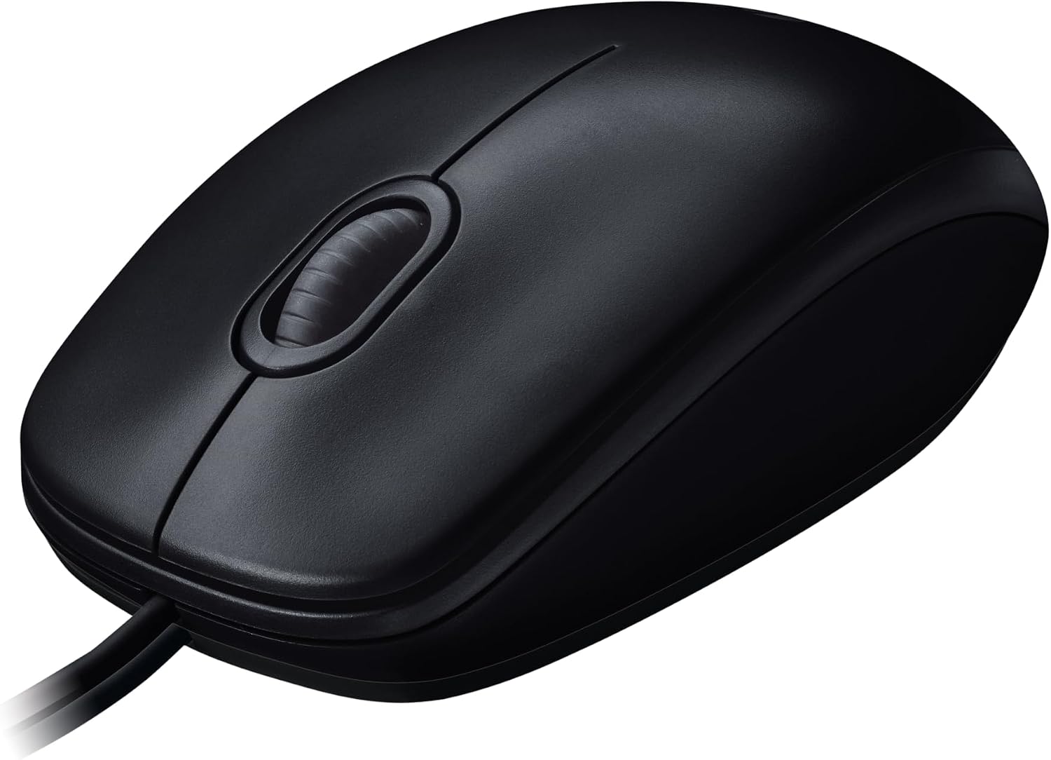 M100 USB Kablolu Mouse, PC, Mac, Dizüstü Bilgisayar ile Uyumlu, 1000 DPI Optik İzleme, Sağ ve Sol Elle Kullanıma Uygun, Siyah